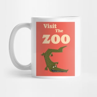 visit the zoo alligator Mug